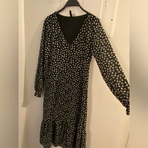 Elegant H&M Floral Button Down Dress